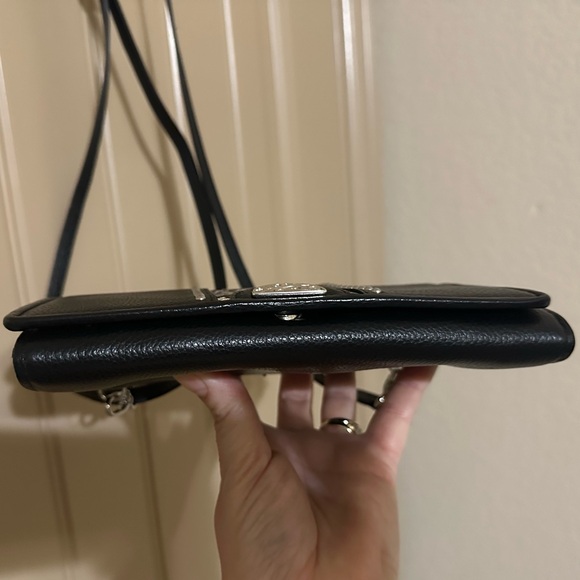 Brighton crossbody black leather wallet clutch in excellent condition Adj strap - Picture 8 of 8
